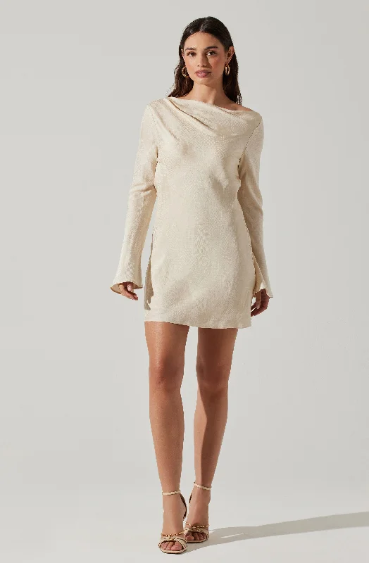 Sakari Bell Sleeve Mini Dress