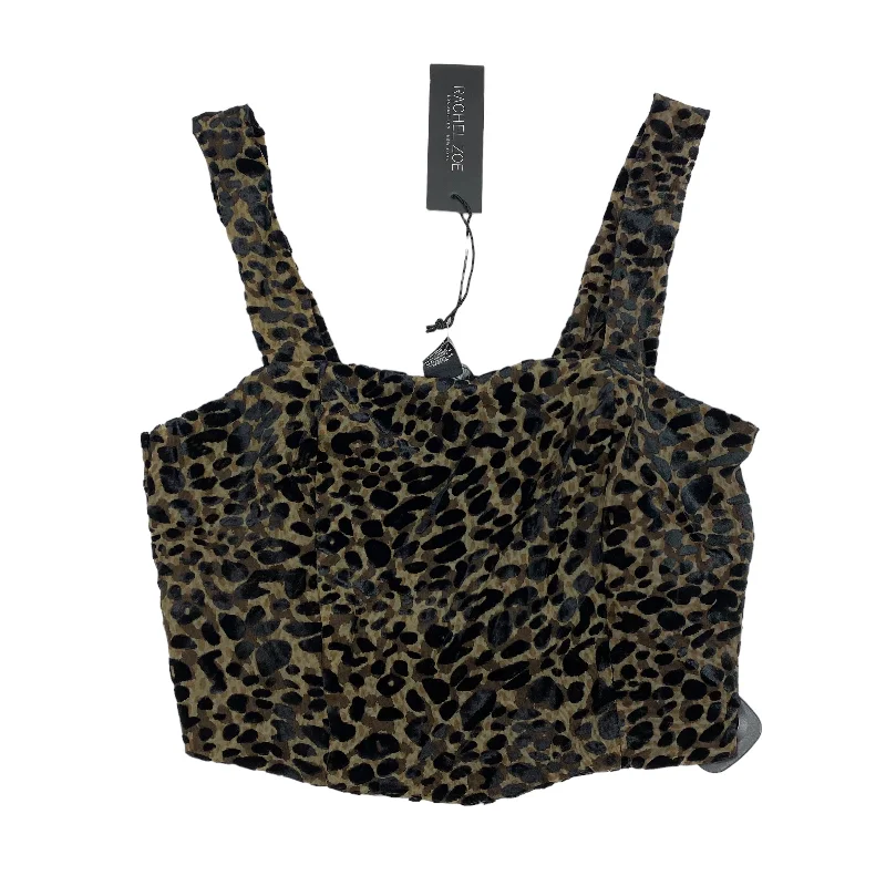 Animal Print Top Sleeveless Rachel Zoe, Size M