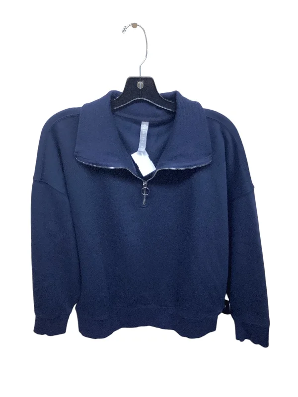 Athletic Sweatshirt Collar By Athleta In Blue, Size: M