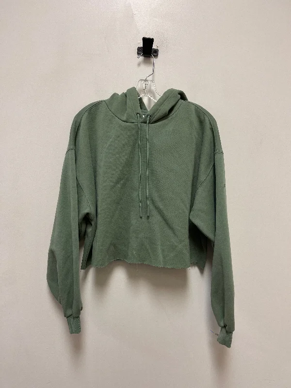 Athletic Sweatshirt Hoodie By Fabletics In Green, Size: Xl