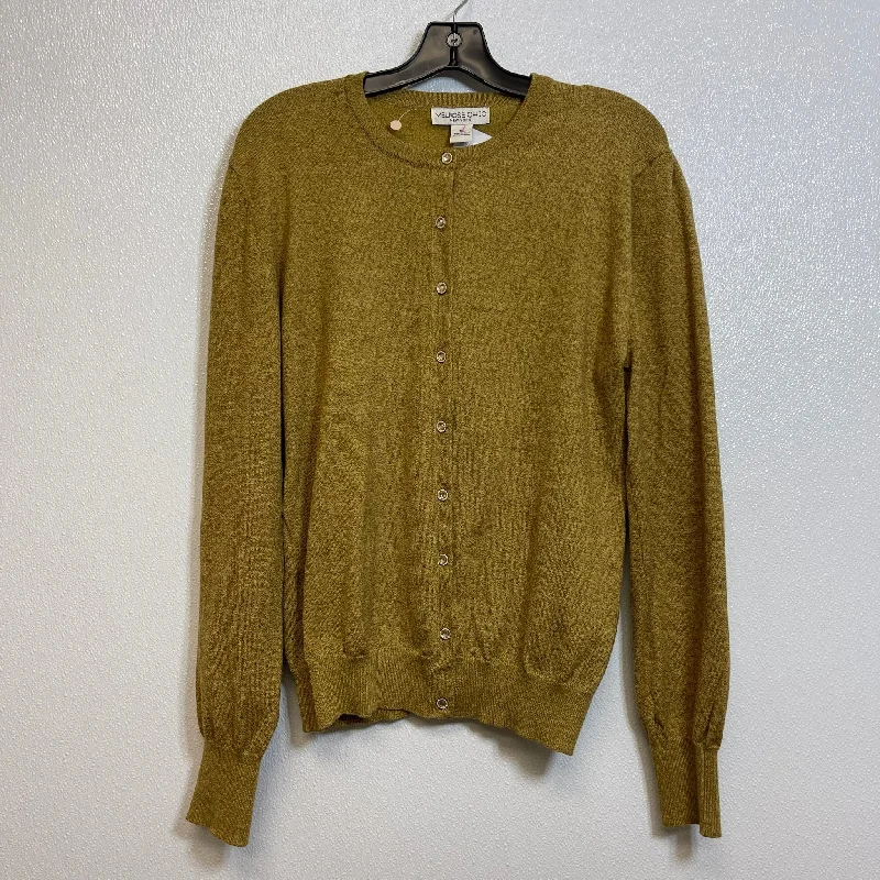 Cardigan By Clothes Mentor In Mustard, Size: Xl