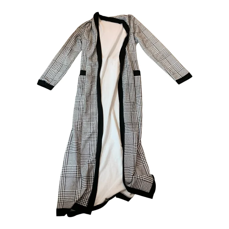 Cardigan By Fashion Nova In Black & White, Size: L