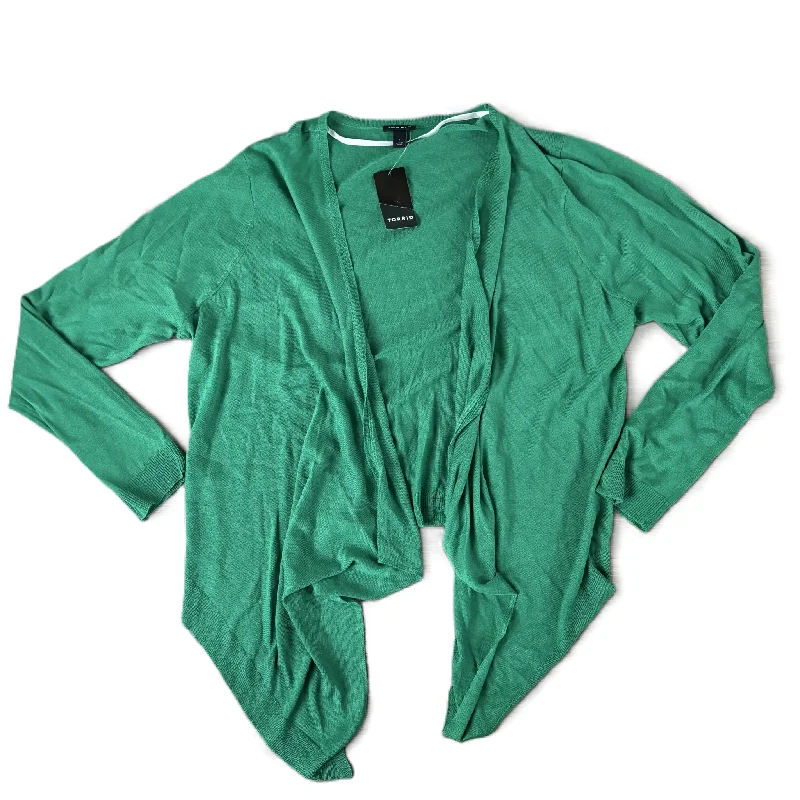 Cardigan By Torrid In Green, Size: 1x