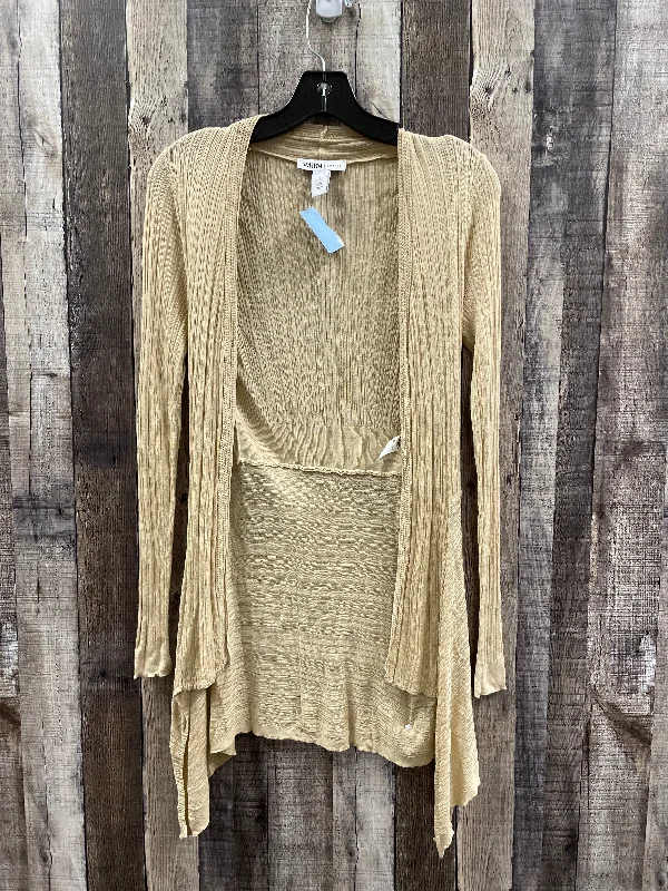 Cardigan By White House Black Market In Gold, Size: S