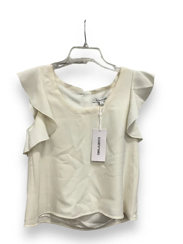 Cream Blouse Sleeveless Elizabeth And James, Size L