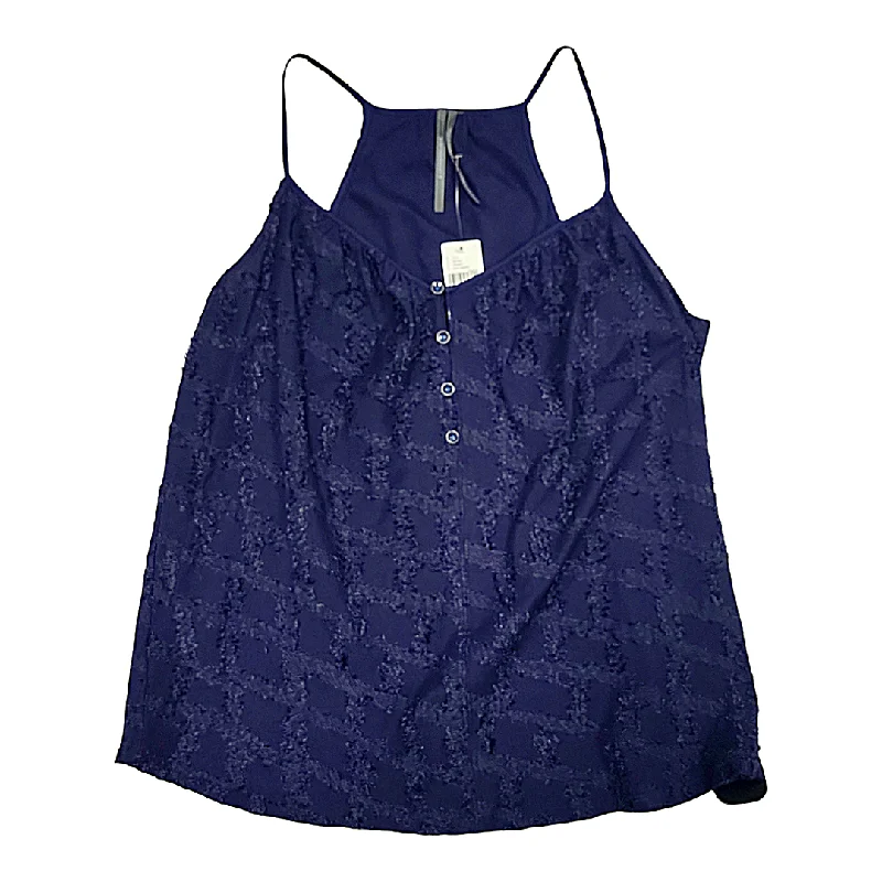 Navy Top Sleeveless Anthropologie, Size S