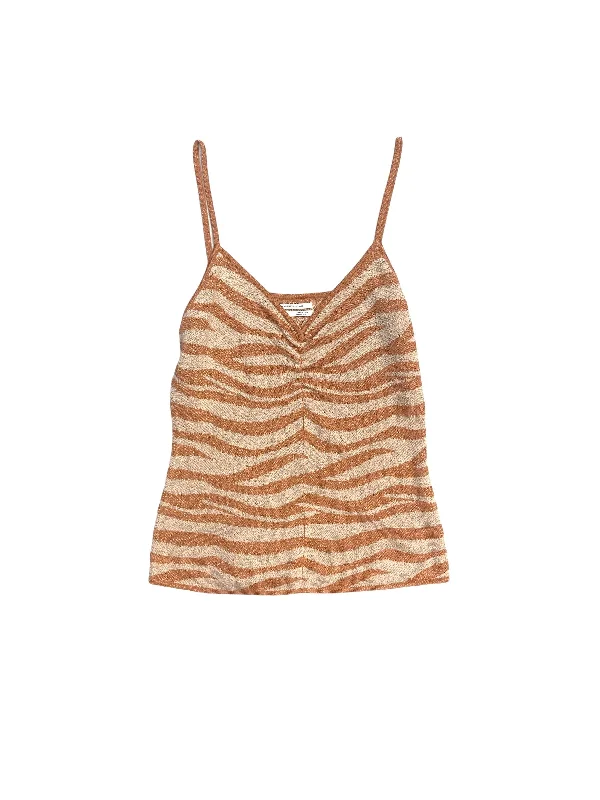 Orange Top Sleeveless Anthropologie, Size S