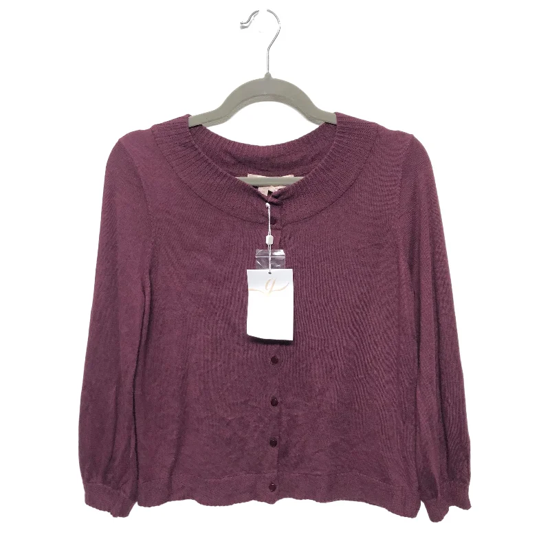 Purple Cardigan Cmc, Size M