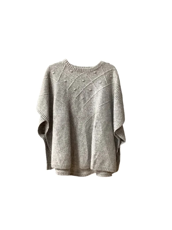 Sweater Cardigan By Clothes Mentor In Grey, Size: M