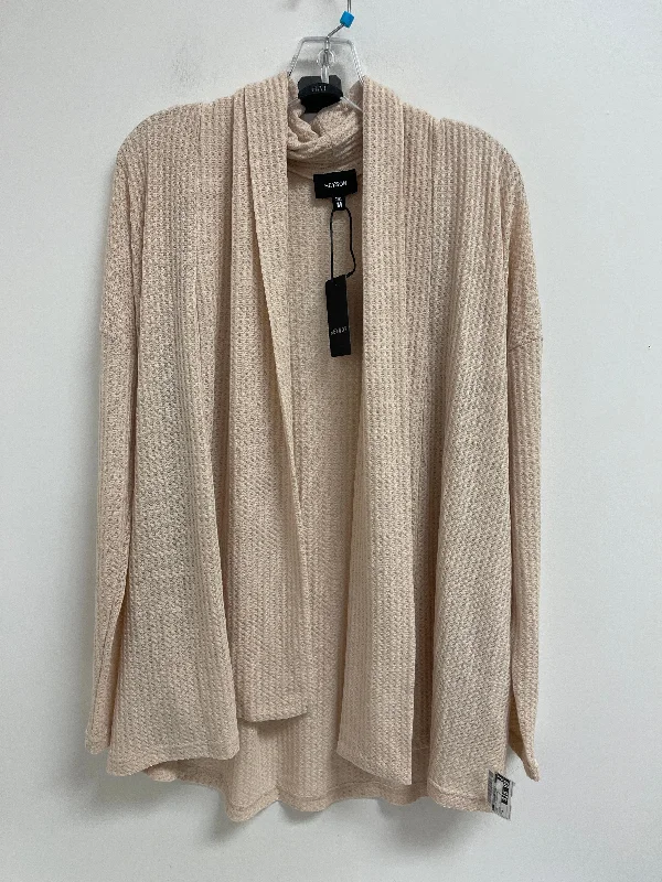 Sweater Cardigan By Clothes Mentor In Pink, Size: M