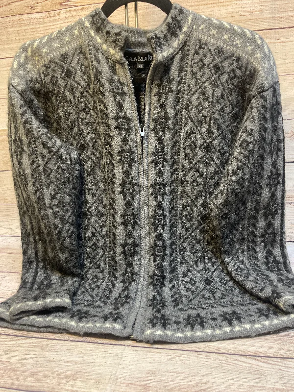 Sweater Cardigan By Cmc In Grey, Size: Xs