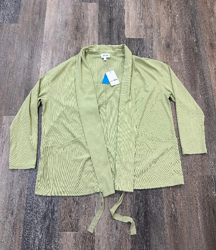 Sweater Cardigan By Heyson In Green, Size: L