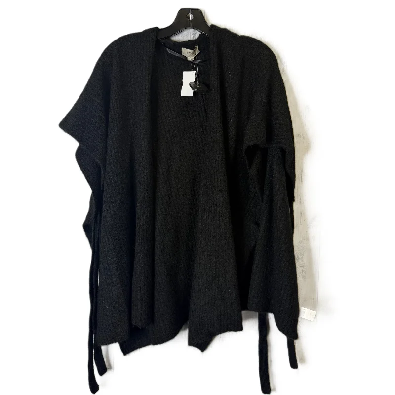 Sweater Cardigan By Loft In Black, Size: S