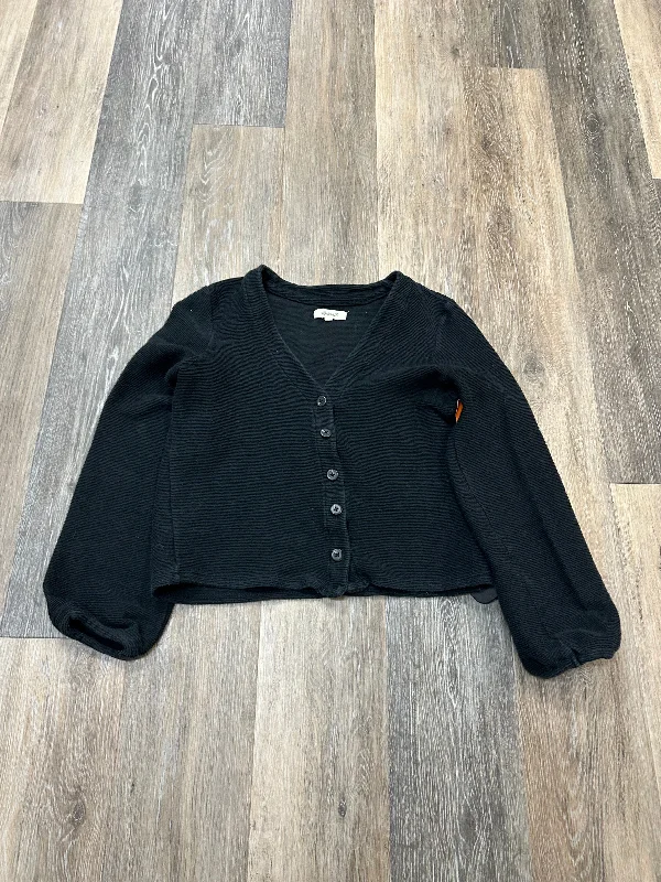 Sweater Cardigan By Madewell In Black, Size: S