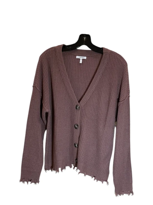 Sweater Cardigan By Maurices In Brown, Size: L