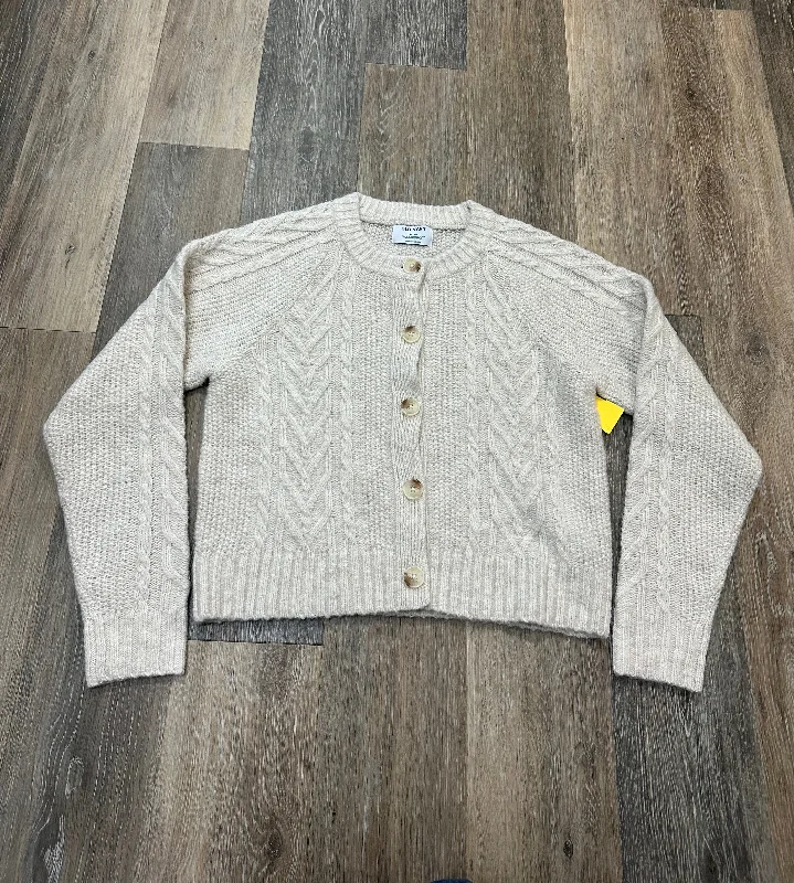 Sweater Cardigan By Old Navy In Cream, Size: Xs