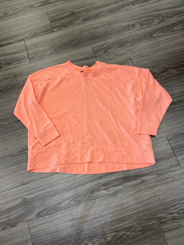 Sweatshirt Crewneck By Aerie In Orange, Size: L