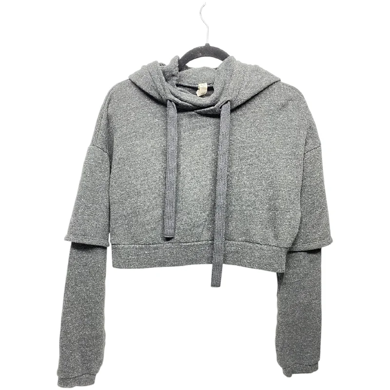 Sweatshirt Hoodie By Alo In Grey, Size: S