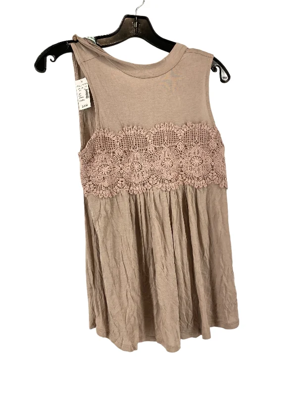 Taupe Top Sleeveless Maurices, Size Xs