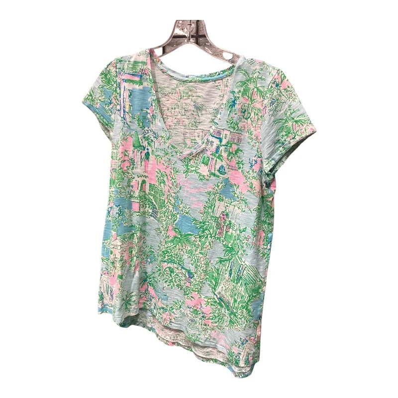 Top Short Sleeve Basic By Lilly Pulitzer In Multi-colored, Size: M