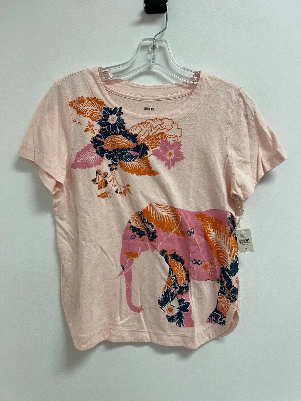 Top Short Sleeve By Maeve In Pink, Size: Xs