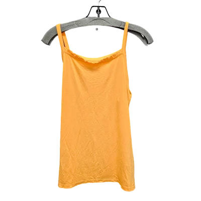 Top Sleeveless Basic By Loft In Yellow, Size: M