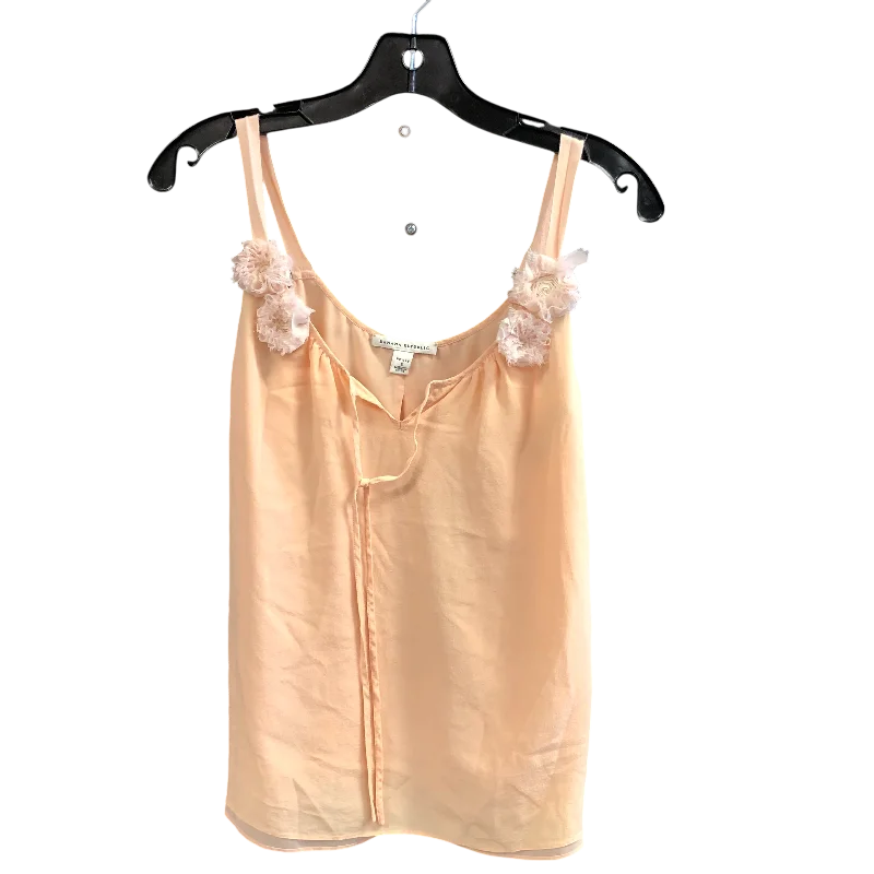 Top Sleeveless By Banana Republic In Orange, Size: S