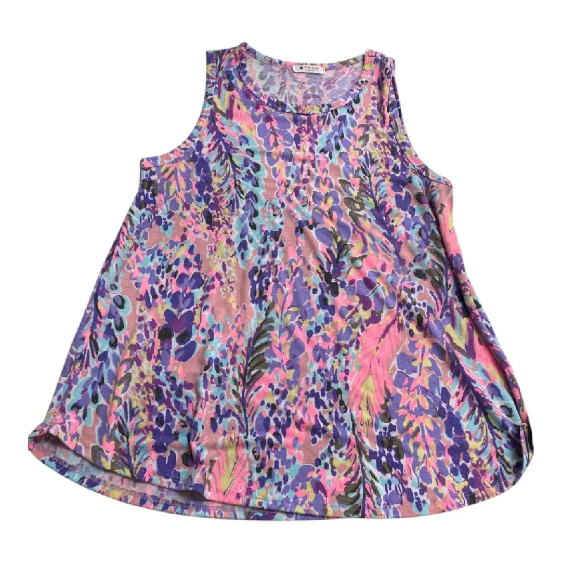 Top Sleeveless By Bombom In Multi-colored, Size: S