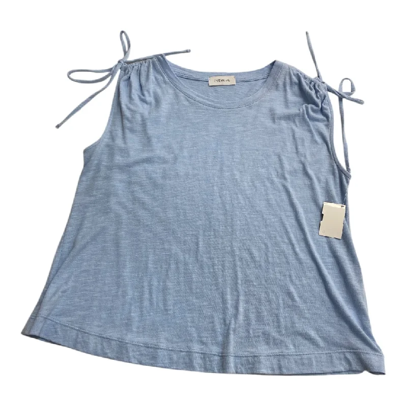 Top Sleeveless By Evereve In Blue, Size: S