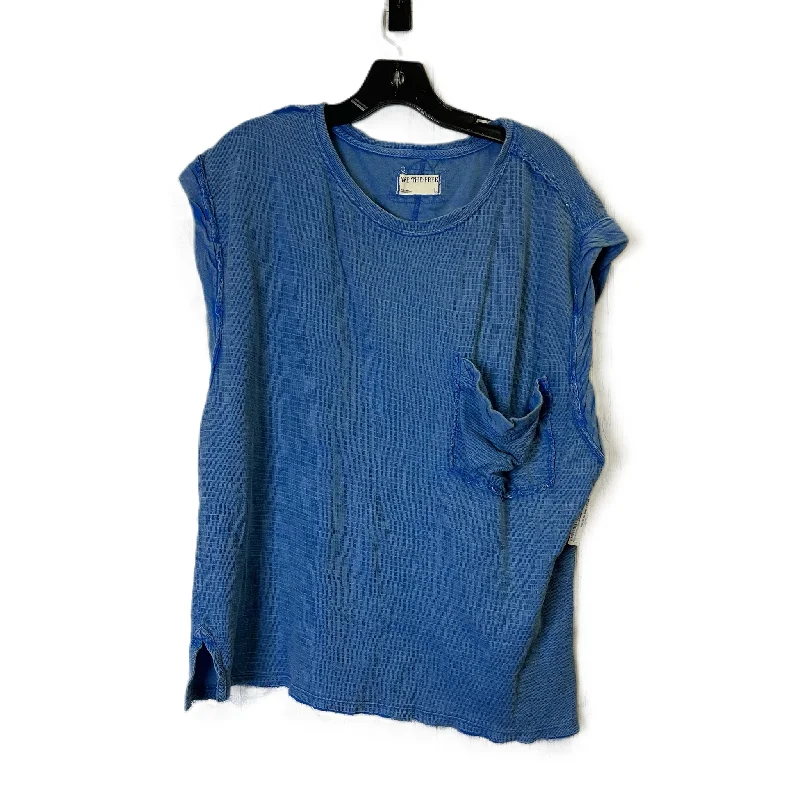 Top Sleeveless By We The Free In Blue, Size: L