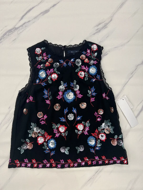 Top Sleeveless Designer By French Connection In Black, Size: 4