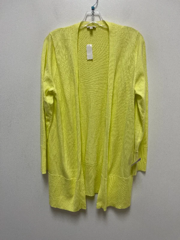 Yellow Cardigan Talbots, Size L