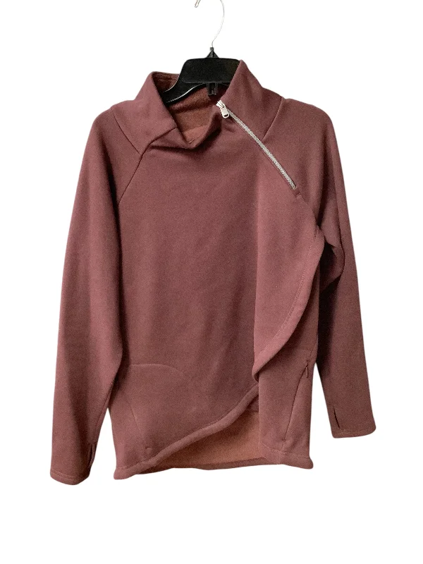 Athletic Sweatshirt Collar By Athleta In Maroon, Size: M