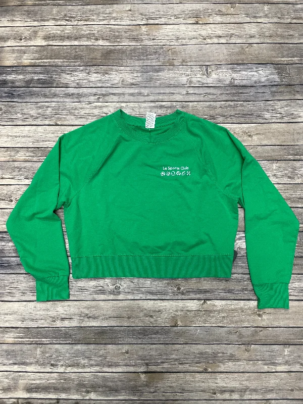 Athletic Sweatshirt Crewneck By All In Motion In Green, Size: M