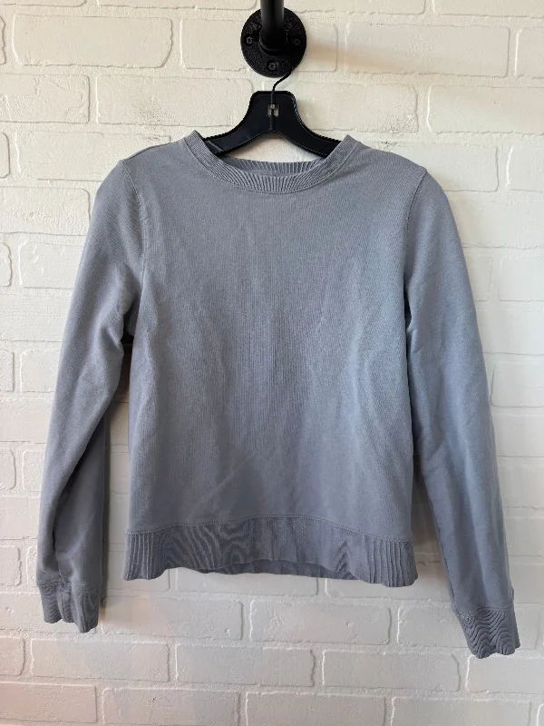 Athletic Sweatshirt Crewneck By Athleta In Grey, Size: Xs