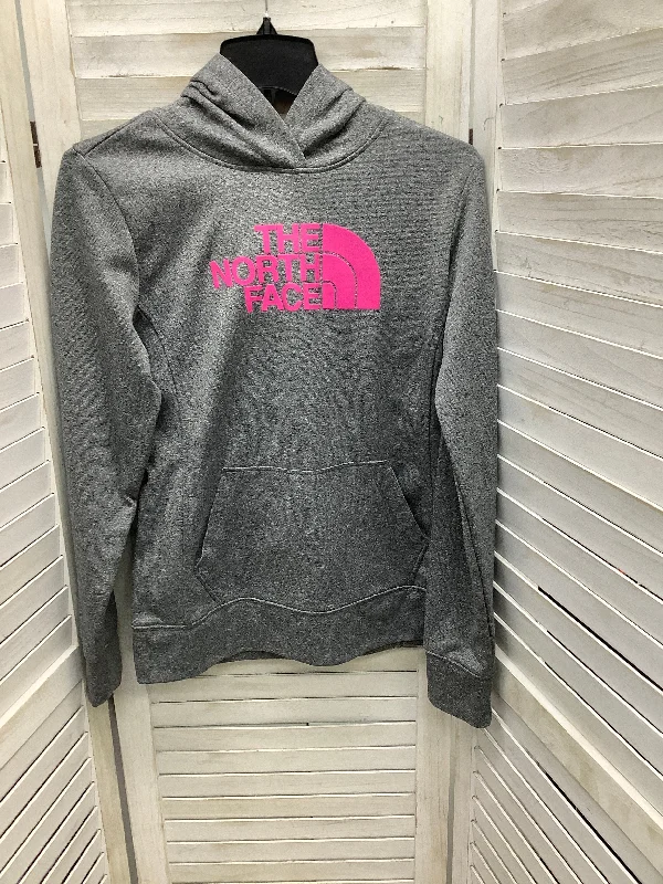 Athletic Sweatshirt Hoodie By Clothes Mentor In Grey, Size: M