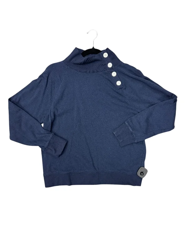 Sweatshirt Collar By J. Crew In Navy, Size: M