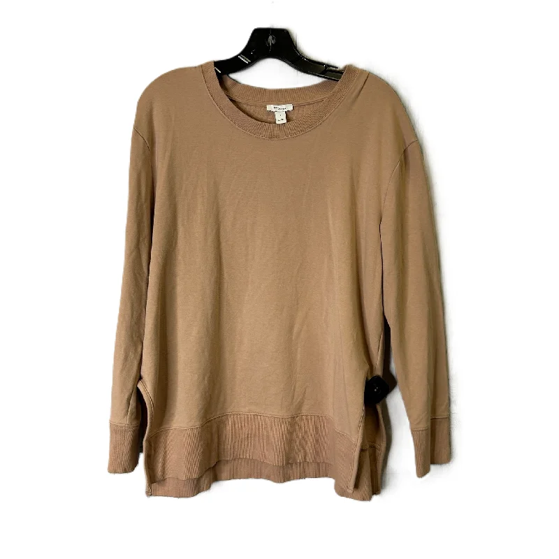 Sweatshirt Crewneck By Daily Ritual In Brown, Size: L