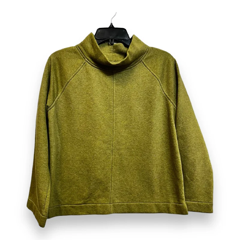 Sweatshirt Crewneck By J. Jill In Green, Size: Xs