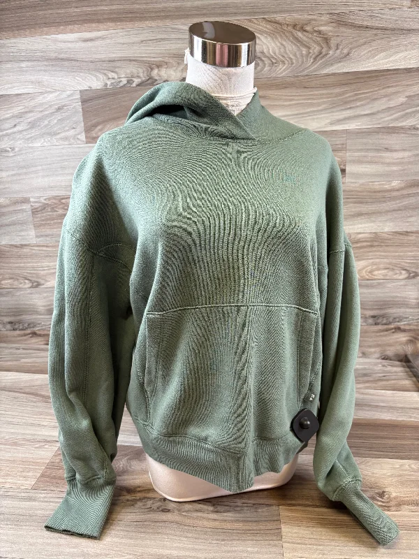 Sweatshirt Hoodie By Free Assembly In Green, Size: M