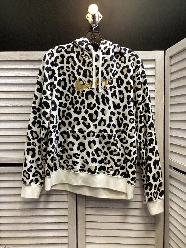 Sweatshirt Hoodie By Nike In Animal Print, Size: M