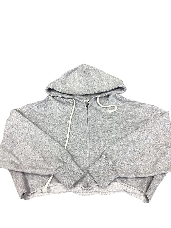 Sweatshirt Hoodie By Reflex In Grey, Size: Xl