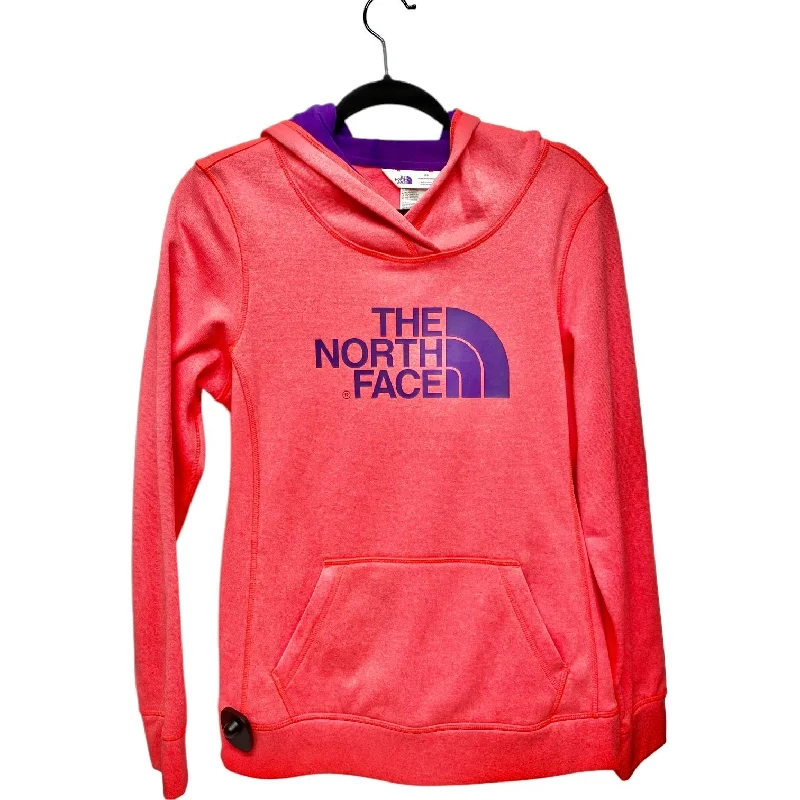 Sweatshirt Hoodie By The North Face In Coral, Size: M