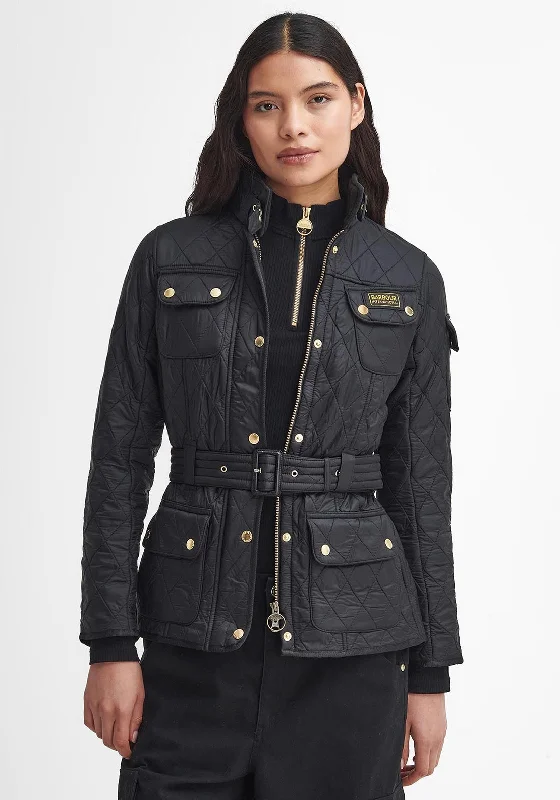 Barbour International Womens Polarquilt Jacket, Black