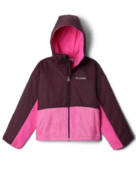 Columbia Girls Benton Springs Sherpa Fleece Jacket, Pink Ice