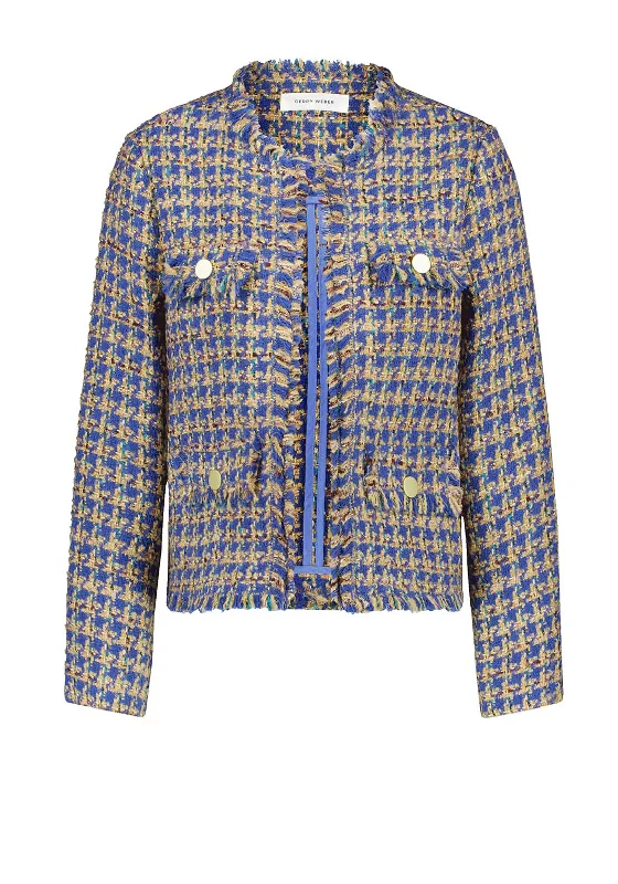 Gerry Weber Boucle Jacket, Blue