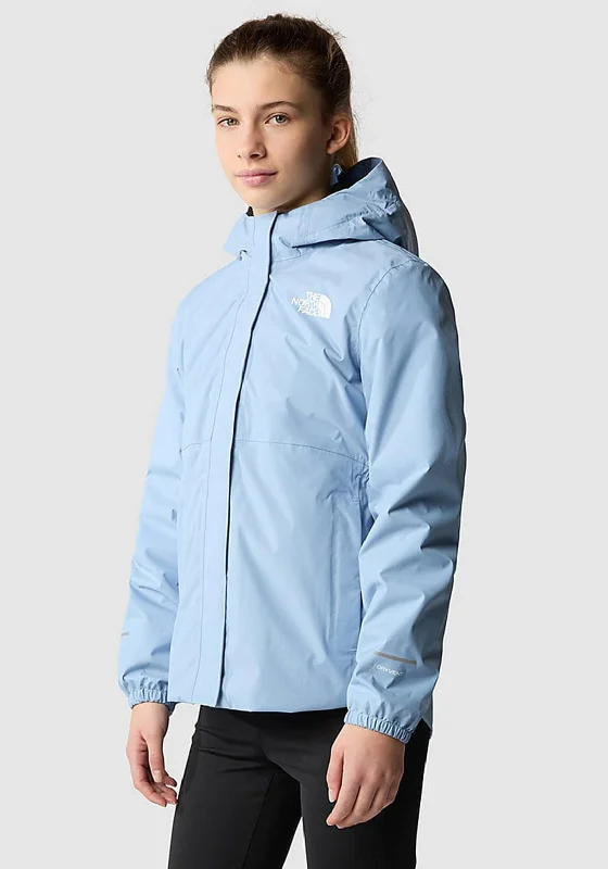 The North Face Girls Antora Rain Jacket, Blue