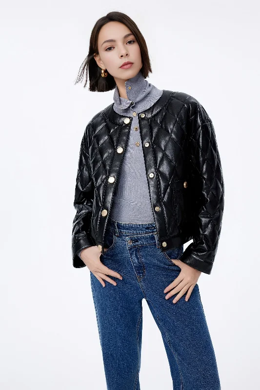 LILY Chanel-Inspired Velvet Down Jacket