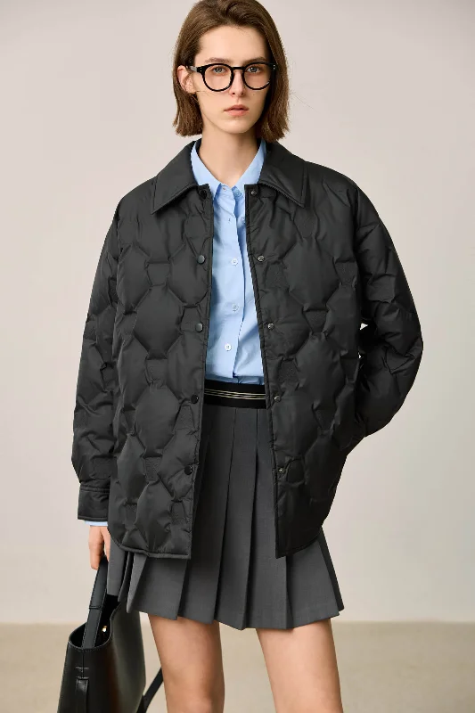 LILY Classic Quilted Duck Down Jacket