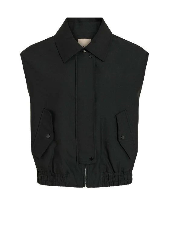 Vila Elena Sleeveless Jacket, Meteorite